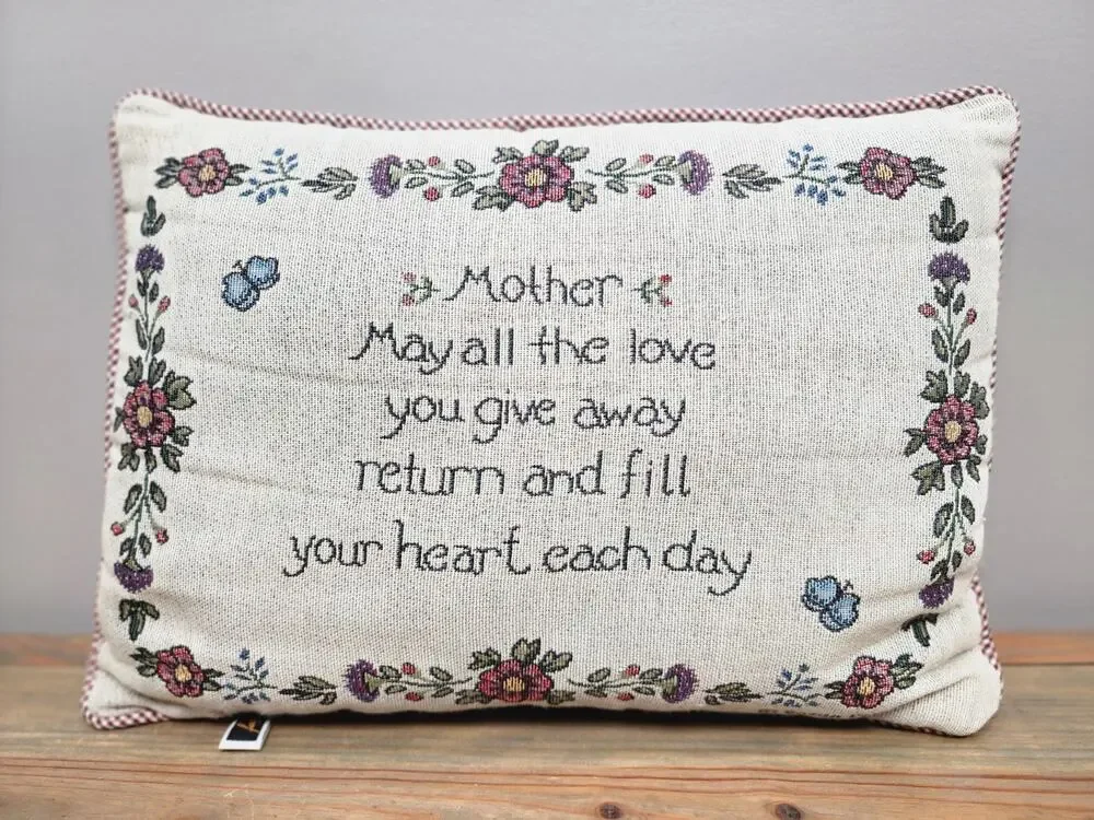 Susan Florence Tapestry Pillow Mother May All The Love